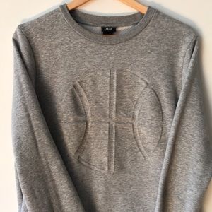H&M embossed sweatshirt